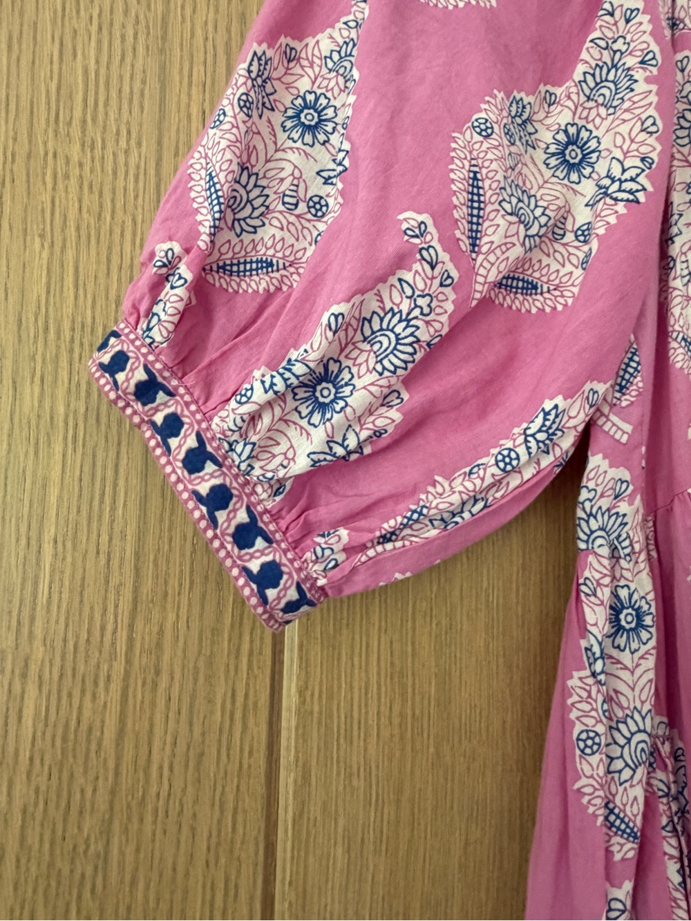 Matta Pink Printed Midi Dress - Picture 3 of 5